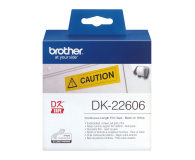 Brother Taśma ciągła papierowa żółta 62mm (DK22606) - 393719 - zdjęcie 2